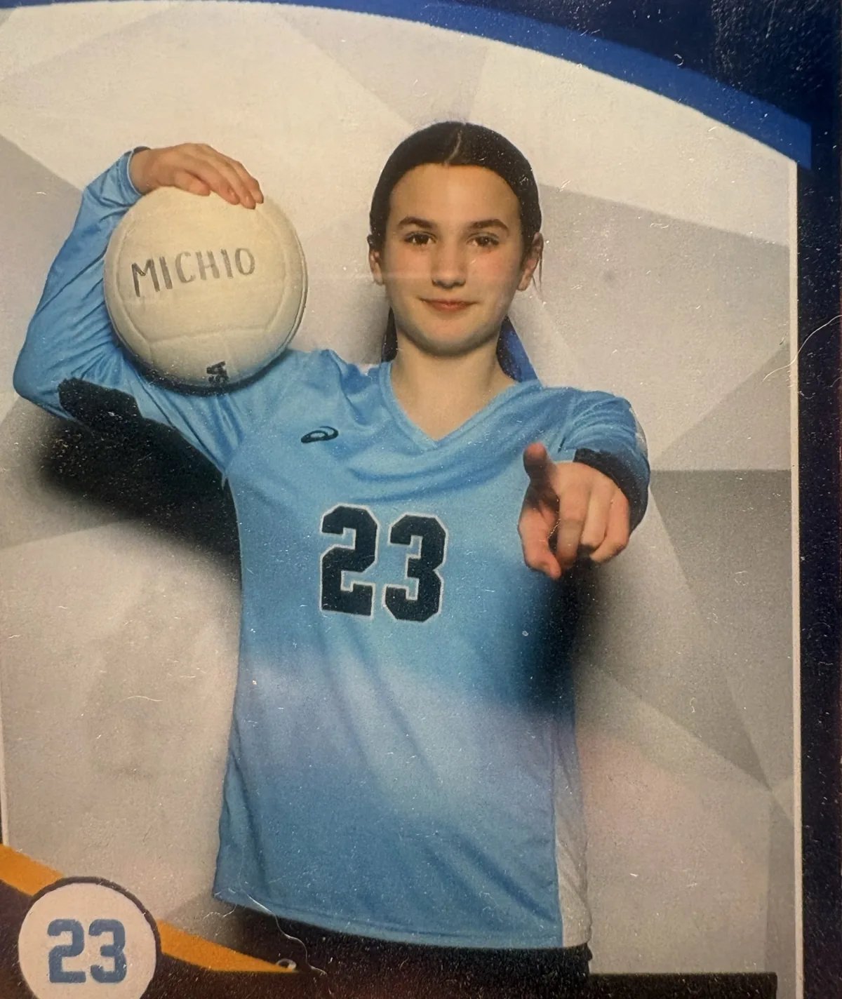 Adrianna's 2026 Michio player card photo, #23